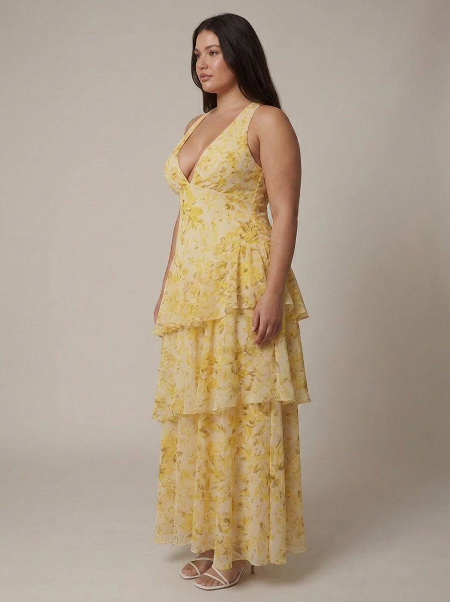 Gianna | V-Neck Maxi Dress