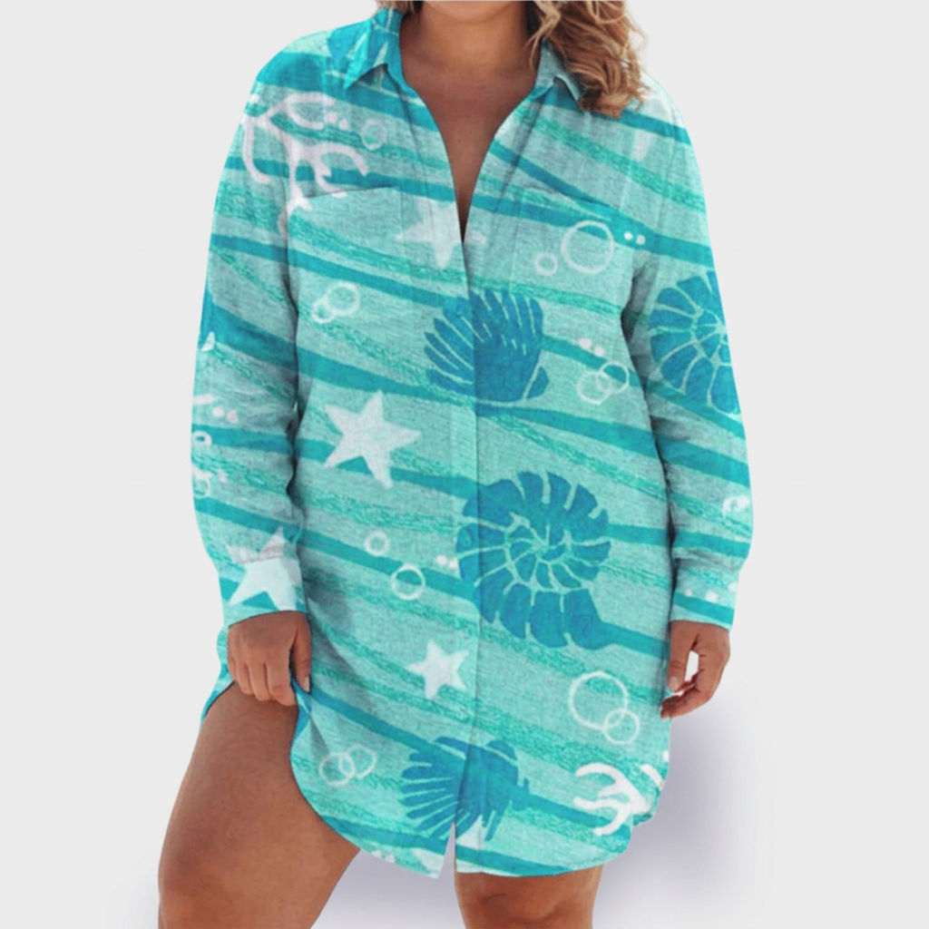 Ana | Collared Shirt Dress