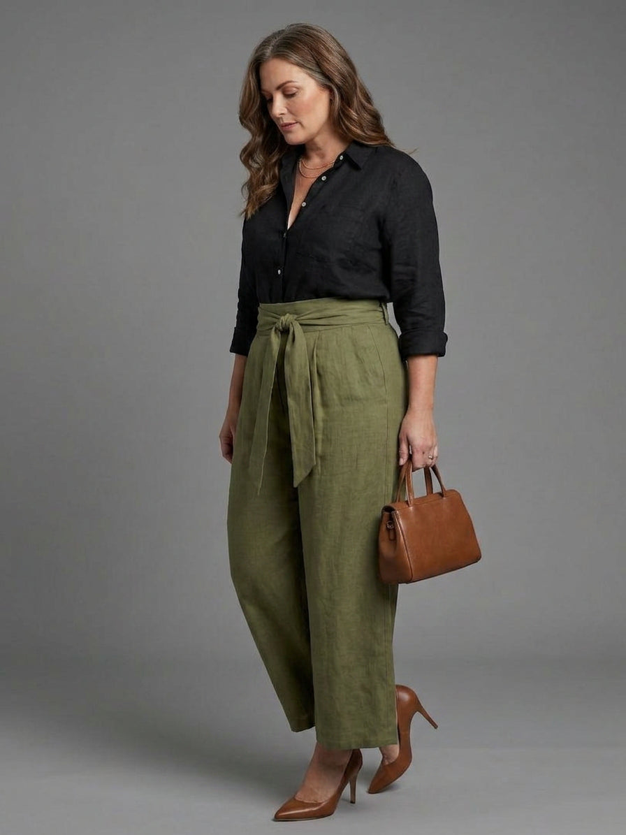 Ada | Linen Two-Piece Set