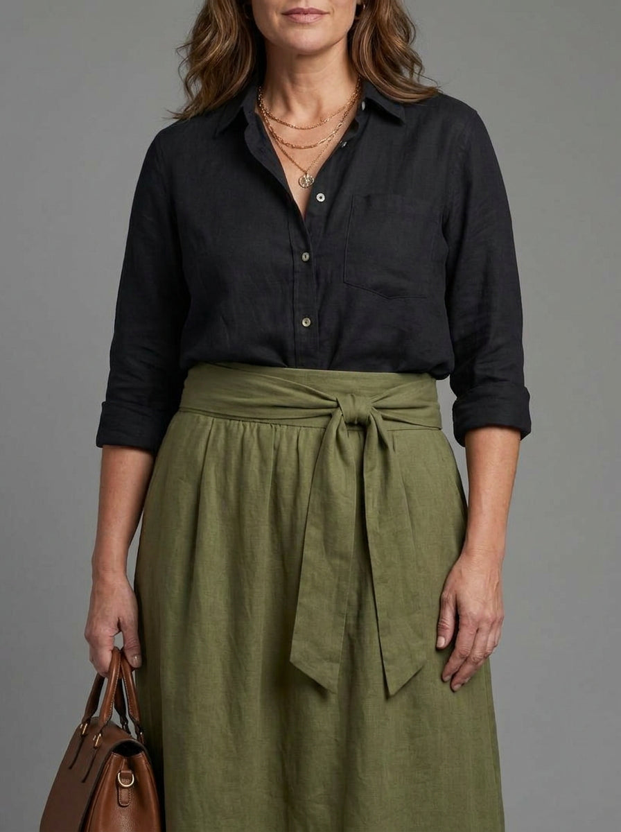 Ada | Linen Two-Piece Set