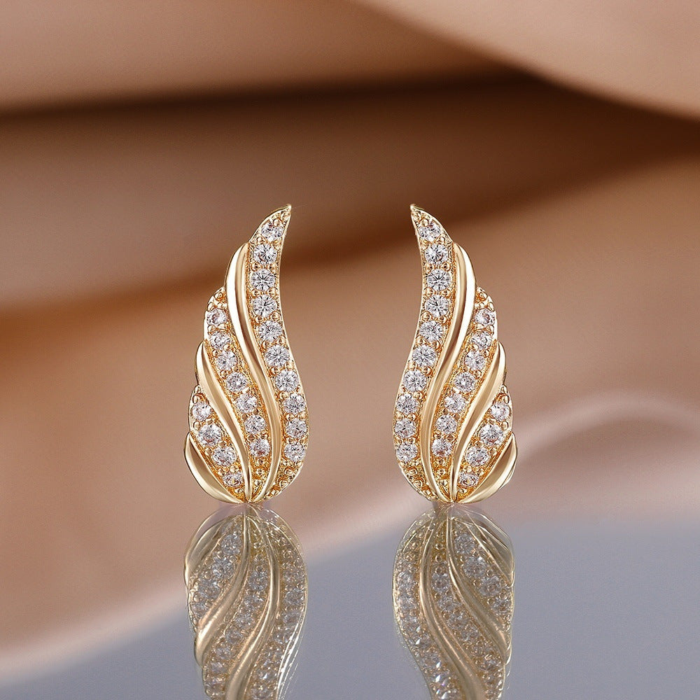 Amber | Stud Cubic Zirconia Earrings for Women