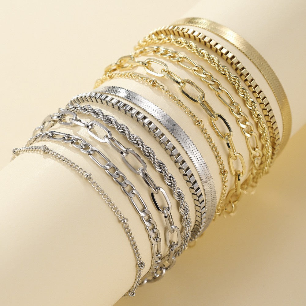 Tatum | Chain Bracelet Set for Women