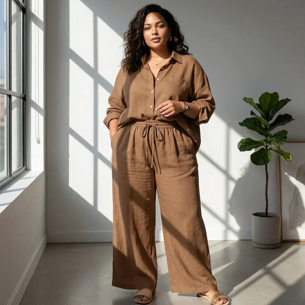 Joanna | Linen Two-Piece Set