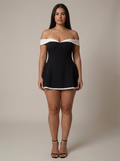 Ginger | Off-Shoulder Mini Dress
