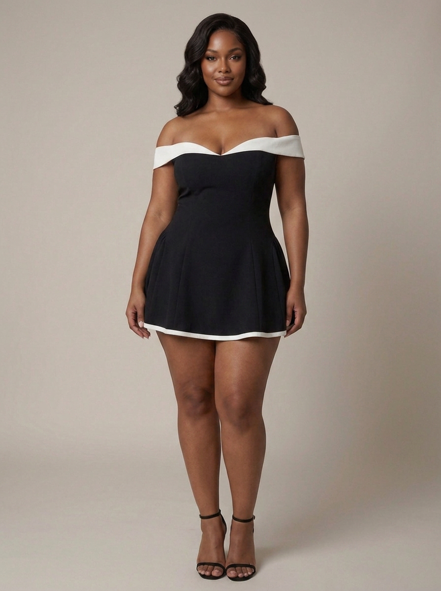 Ginger | Off-Shoulder Mini Dress