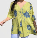 Eloise | Linen V-Neck Blouse