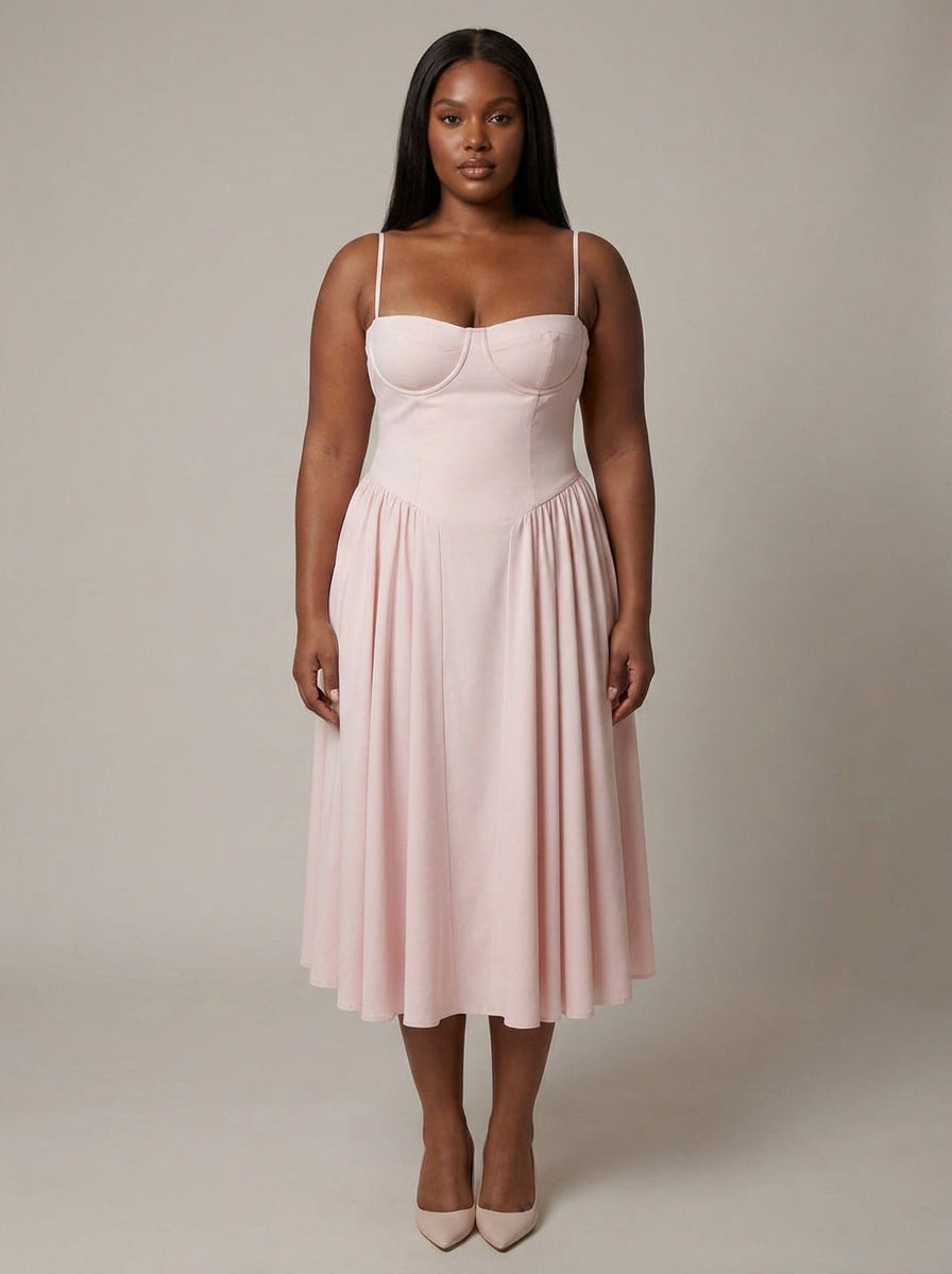 Skylar | Sweetheart Midi Dress