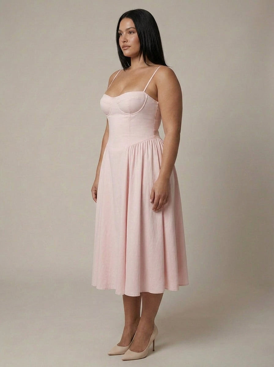 Skylar | Sweetheart Midi Dress