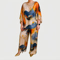 Shannon | Satin Floral Two-Piece Set