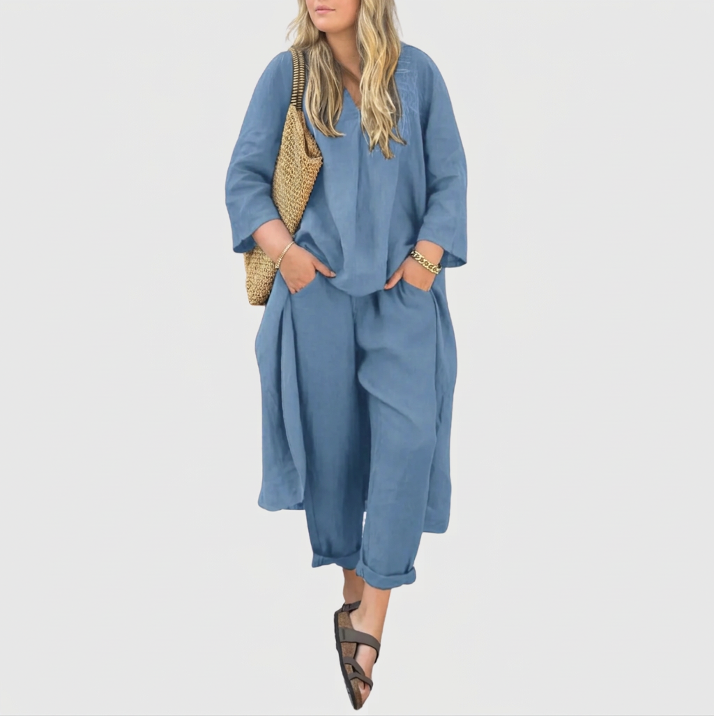 Zoey | Linen Two-Piece Set