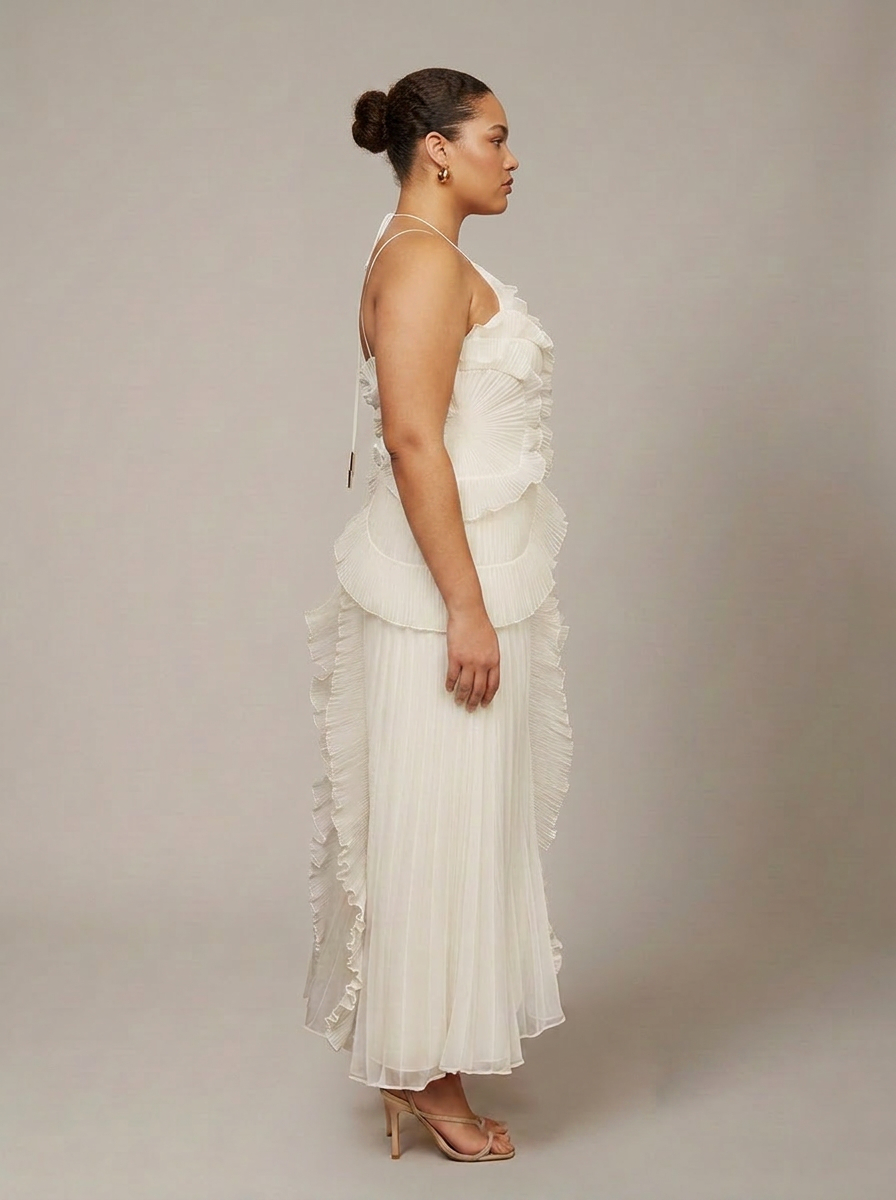 Dawn | One-Shoulder High-Low Maxi Dress