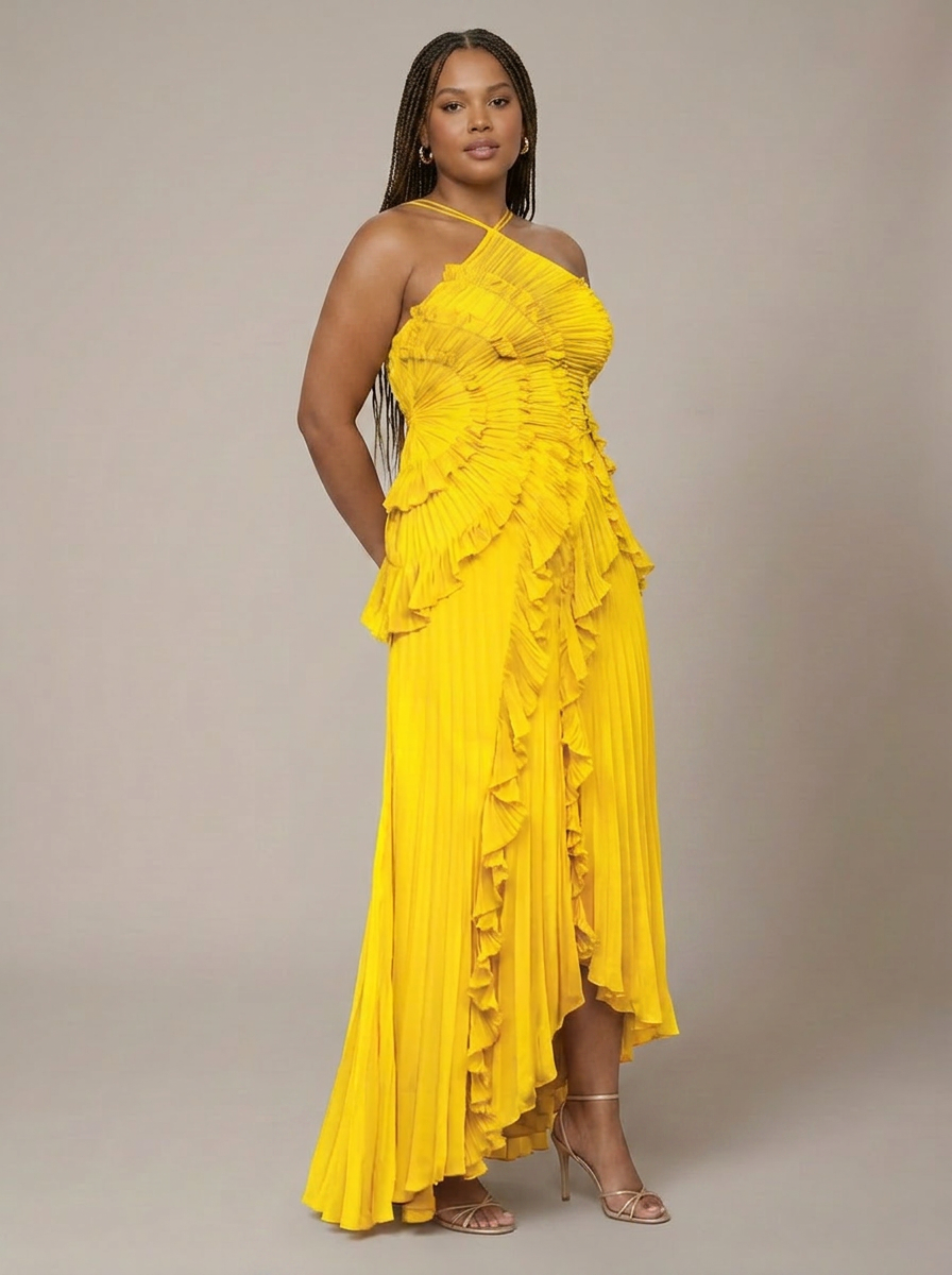 Dawn | One-Shoulder High-Low Maxi Dress