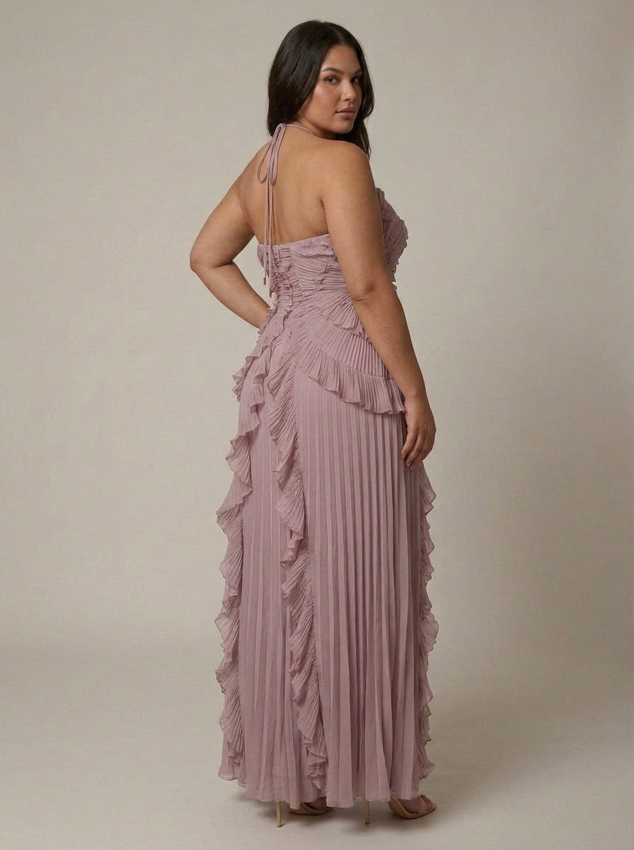 Dawn | One-Shoulder High-Low Maxi Dress