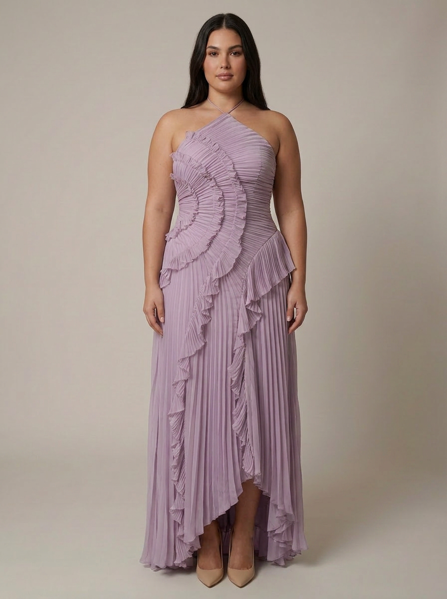 Dawn | One-Shoulder High-Low Maxi Dress