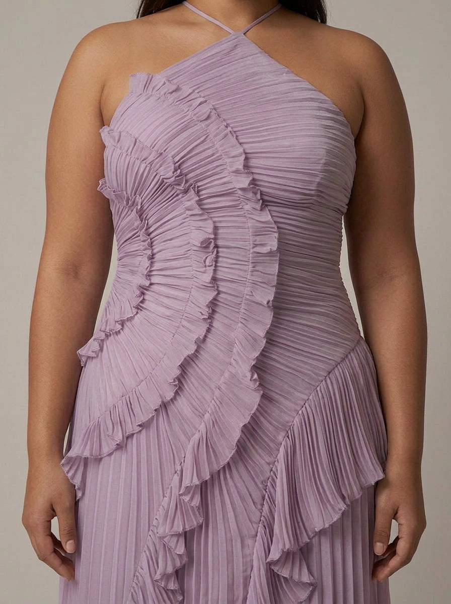 Dawn | One-Shoulder High-Low Maxi Dress