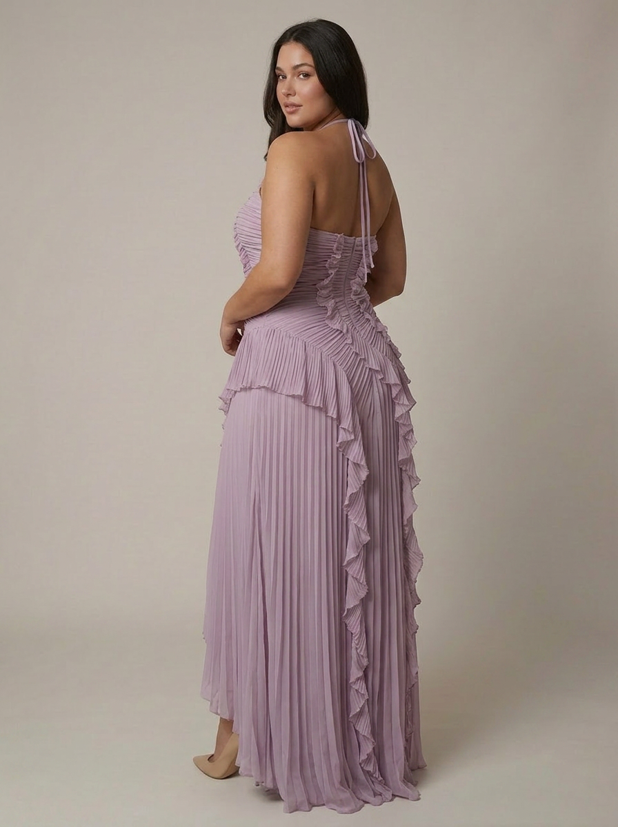 Dawn | One-Shoulder High-Low Maxi Dress