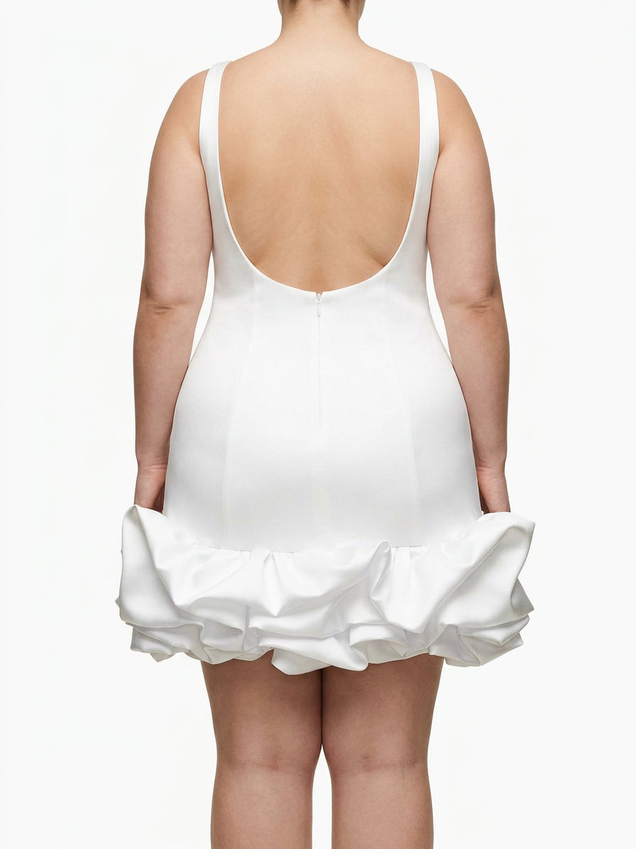 Bella | Boat Neck Mini Dress