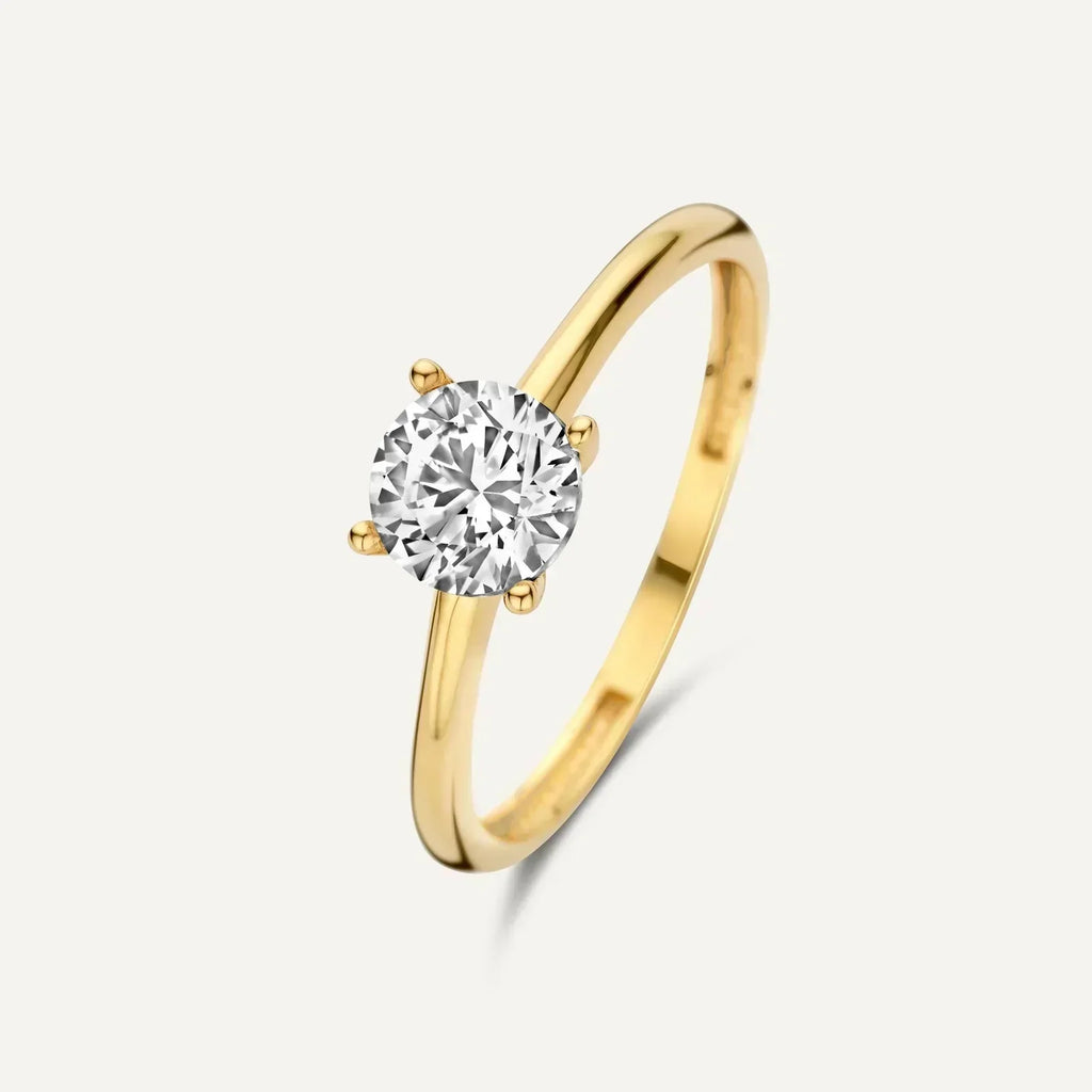 Penny | Solitaire Cubic Zirconia Ring for Women