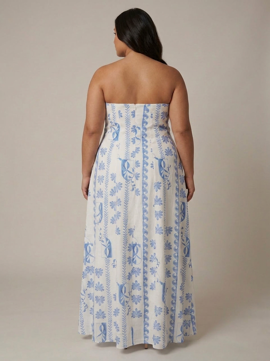 Imogen | Strapless Maxi Dress