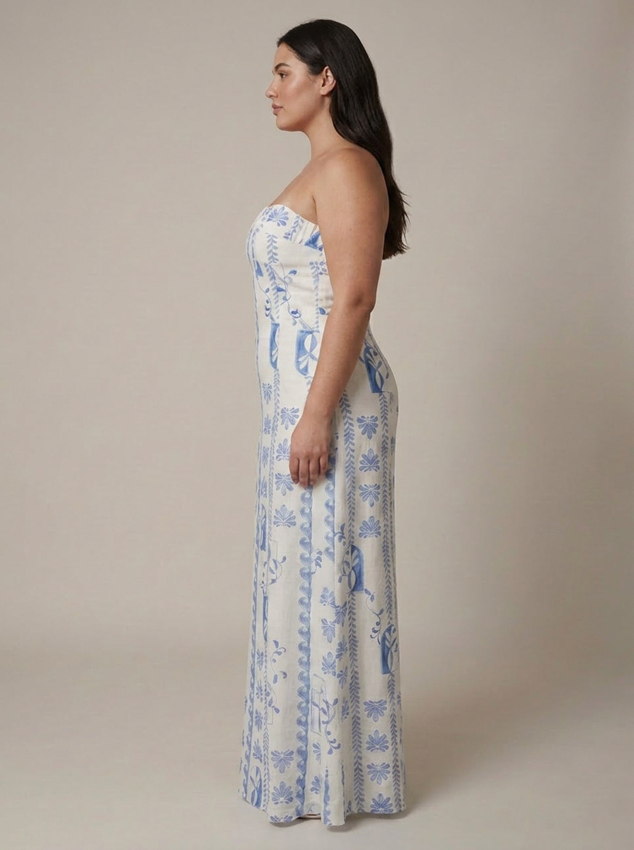 Imogen | Strapless Maxi Dress