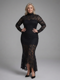 Lila | Lace Collared Maxi Dress