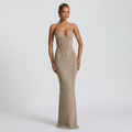 Caroline | Crochet Sleeveless Maxi Dress