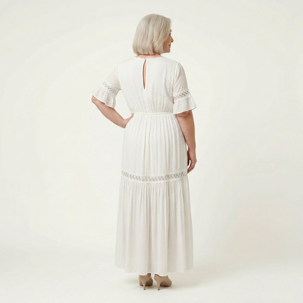 Denise | Lace V-Neck Maxi Dress