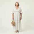 Denise | Lace V-Neck Maxi Dress