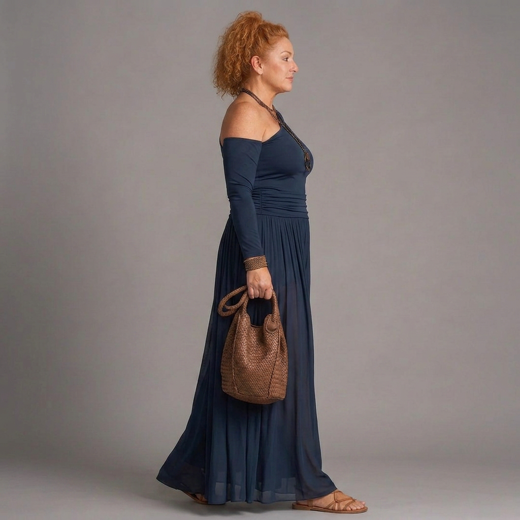 Sharon | One-Shoulder Two-Piece Skirt Set