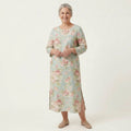Molly | Floral Round Neck Maxi Dress