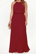 Camille | Sequin Halter Maxi Dress