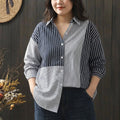 Miriam | Striped Collared Shirt