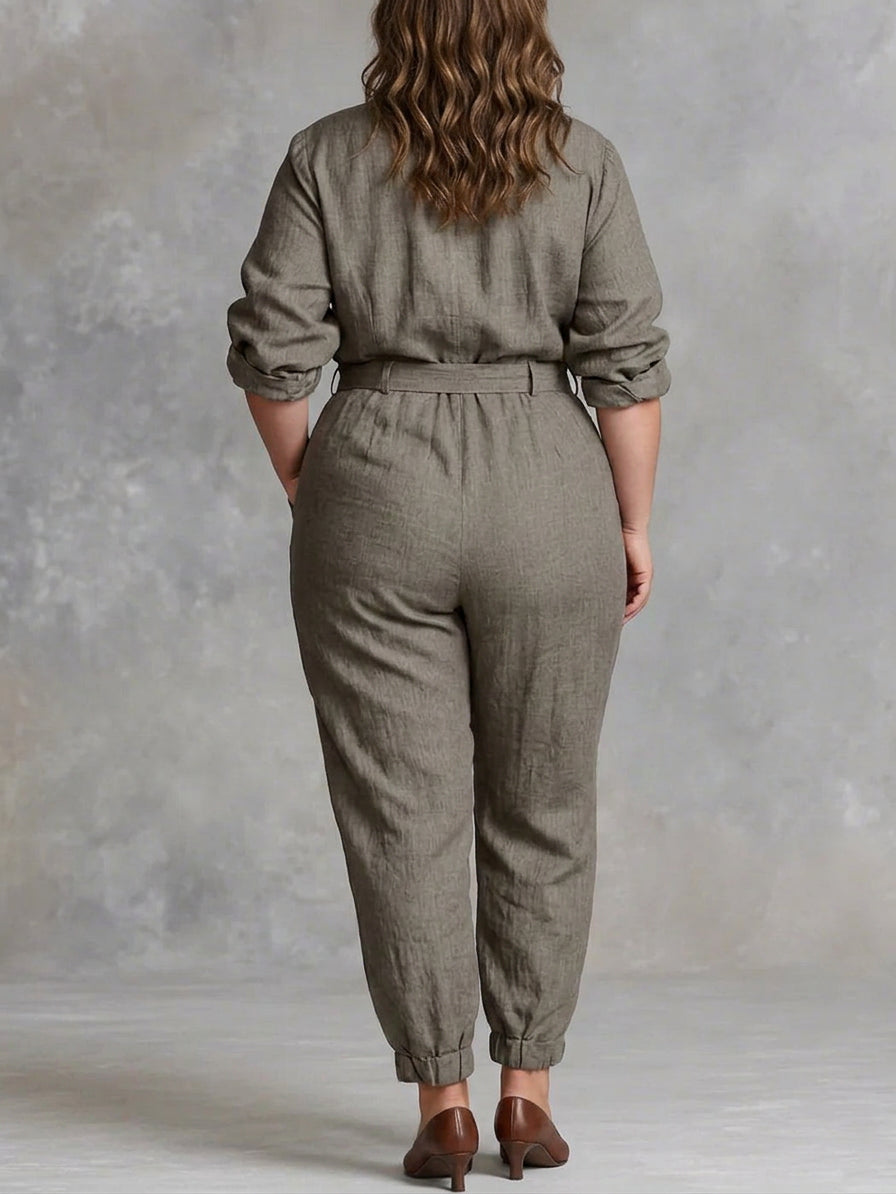 Raven | Collared Jumpsuit