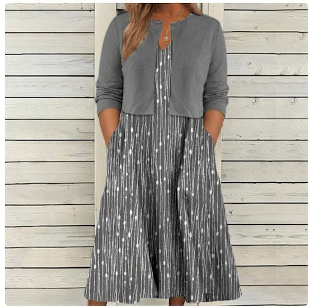Muriel | Polka Dot Sleeveless Two-Piece Set