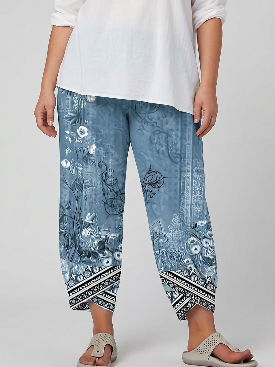 Alana Floral Tapered Pants – view 9