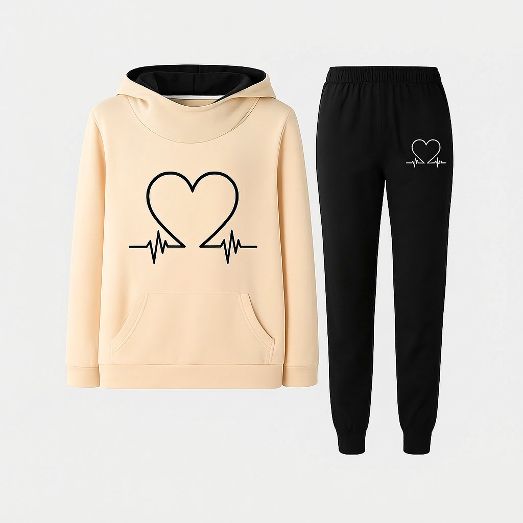 Alison Slogan Print Two-Piece Set – view 5