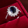 Angela Halo Cubic Zirconia Ring for Women