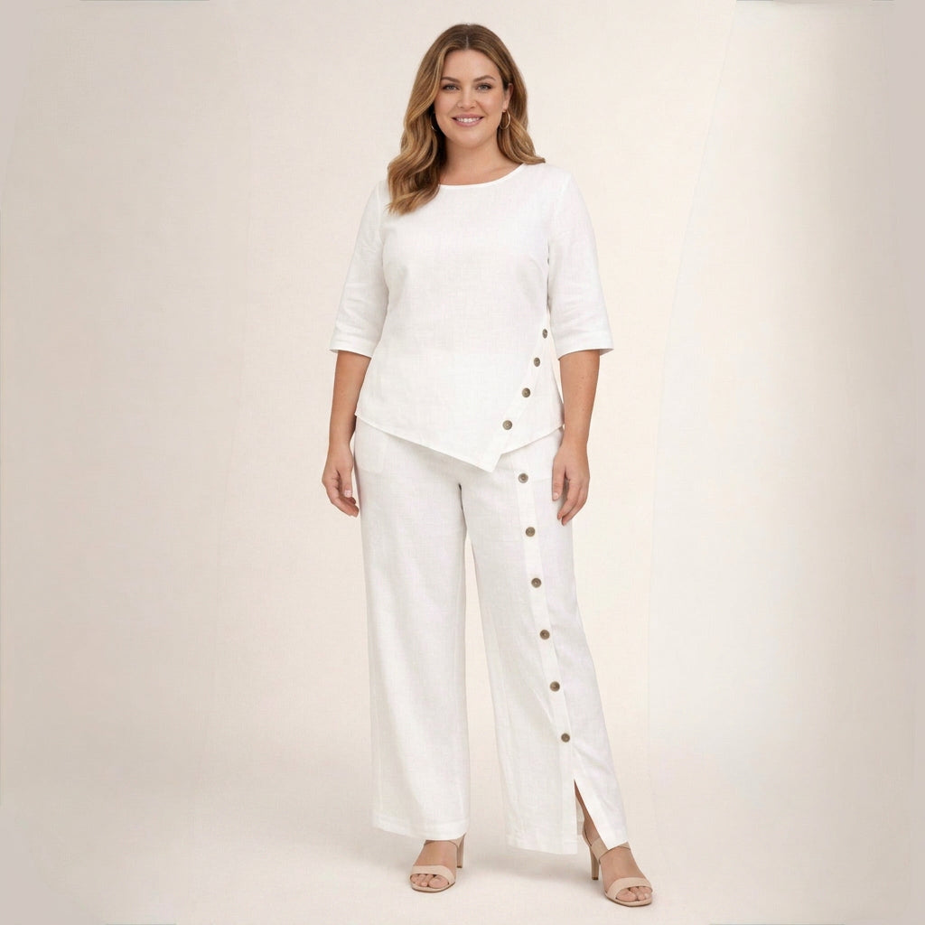 Ariel Linen Two-Piece Set