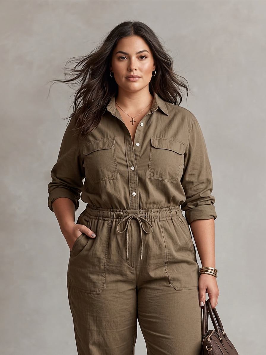 Luna | Collared Jumpsuit
