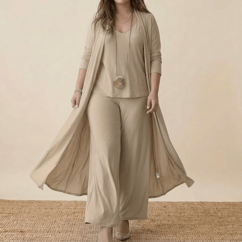 Alexandra | Sleeveless Three-Piece Set