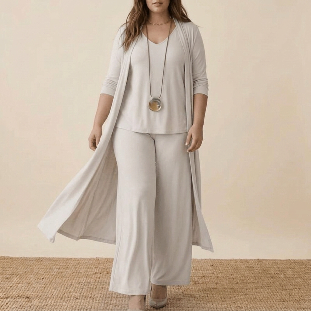 Alexandra | Sleeveless Three-Piece Set