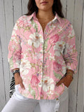 Aileen | Floral Collared Blouse