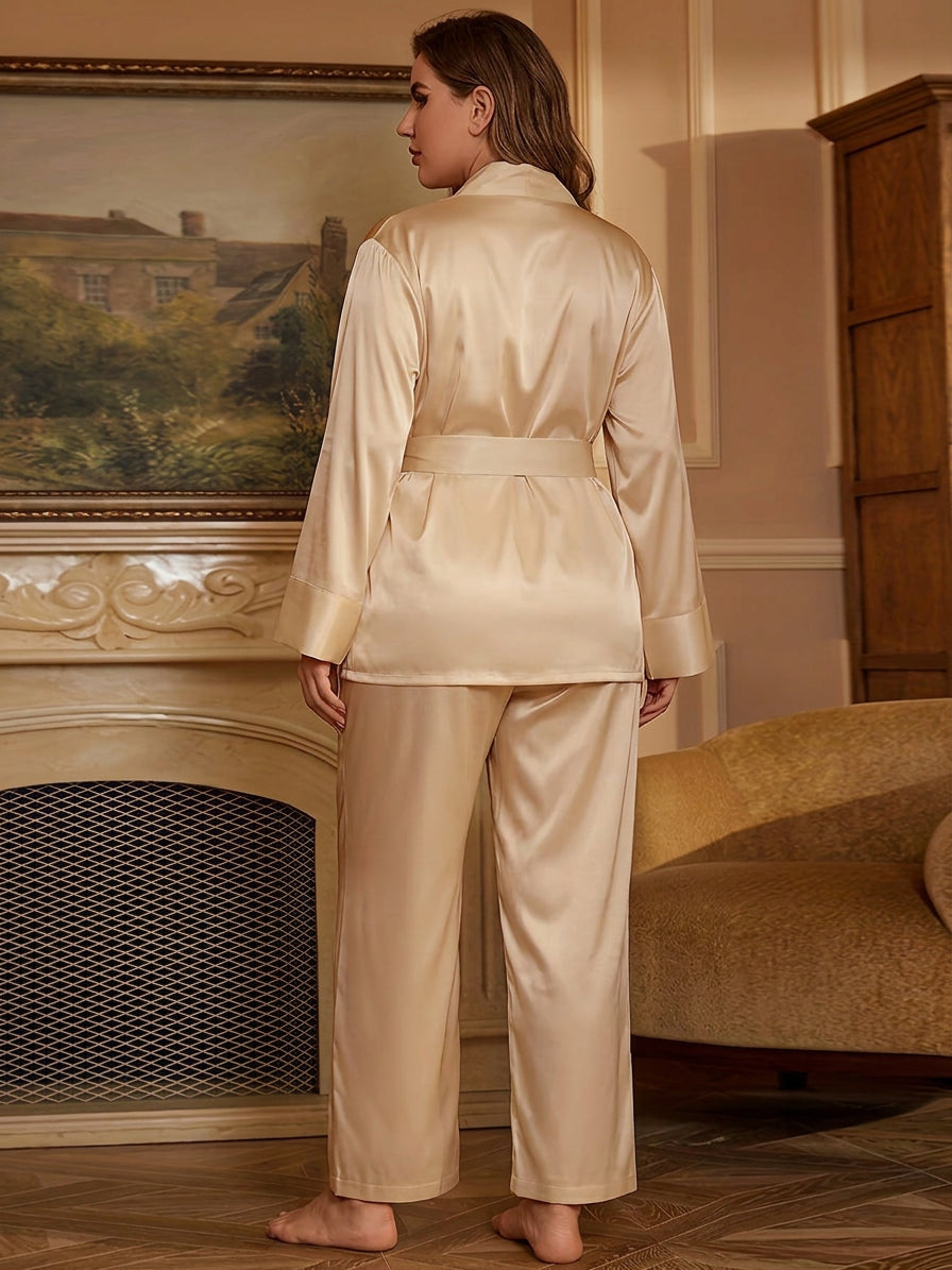 Paula | Satin Two-Piece Pyjama Set