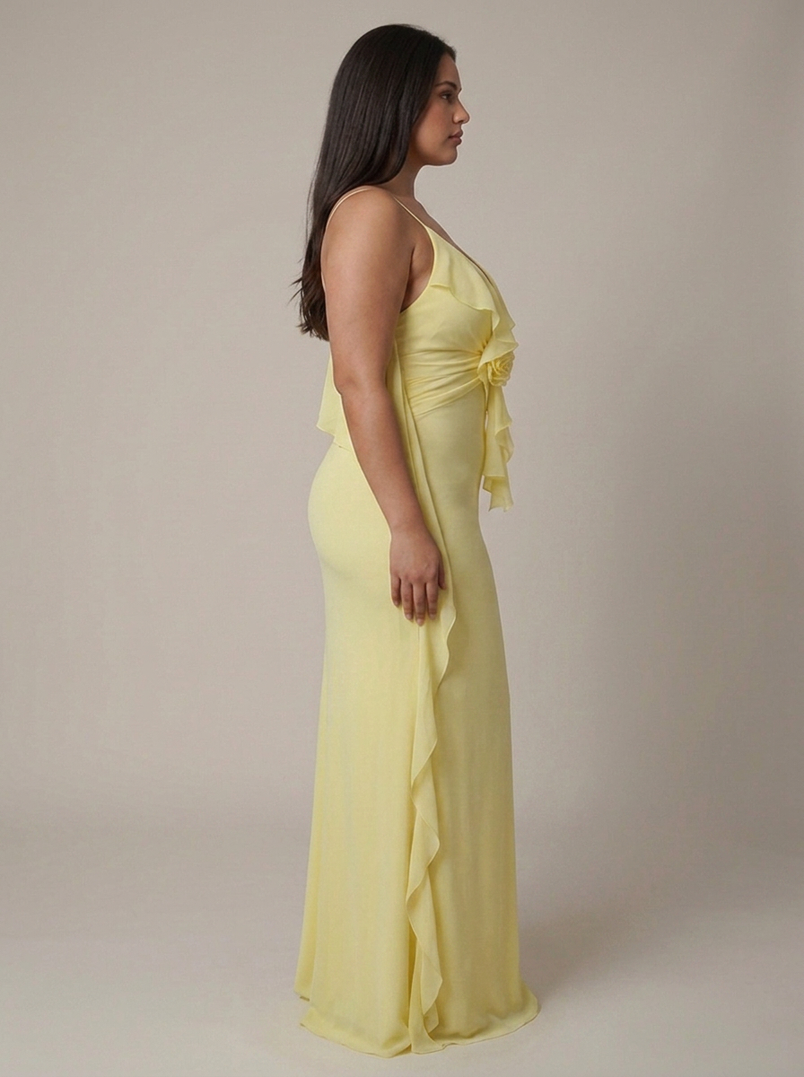 Belinda V-Neck Maxi Dress – view 4