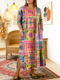 Bridget Round Neck Maxi Dress