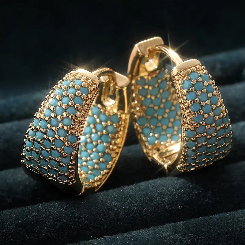 Isabella | Huggie Hoop Cubic Zirconia Earrings for Women