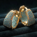 Isabella | Huggie Hoop Cubic Zirconia Earrings for Women