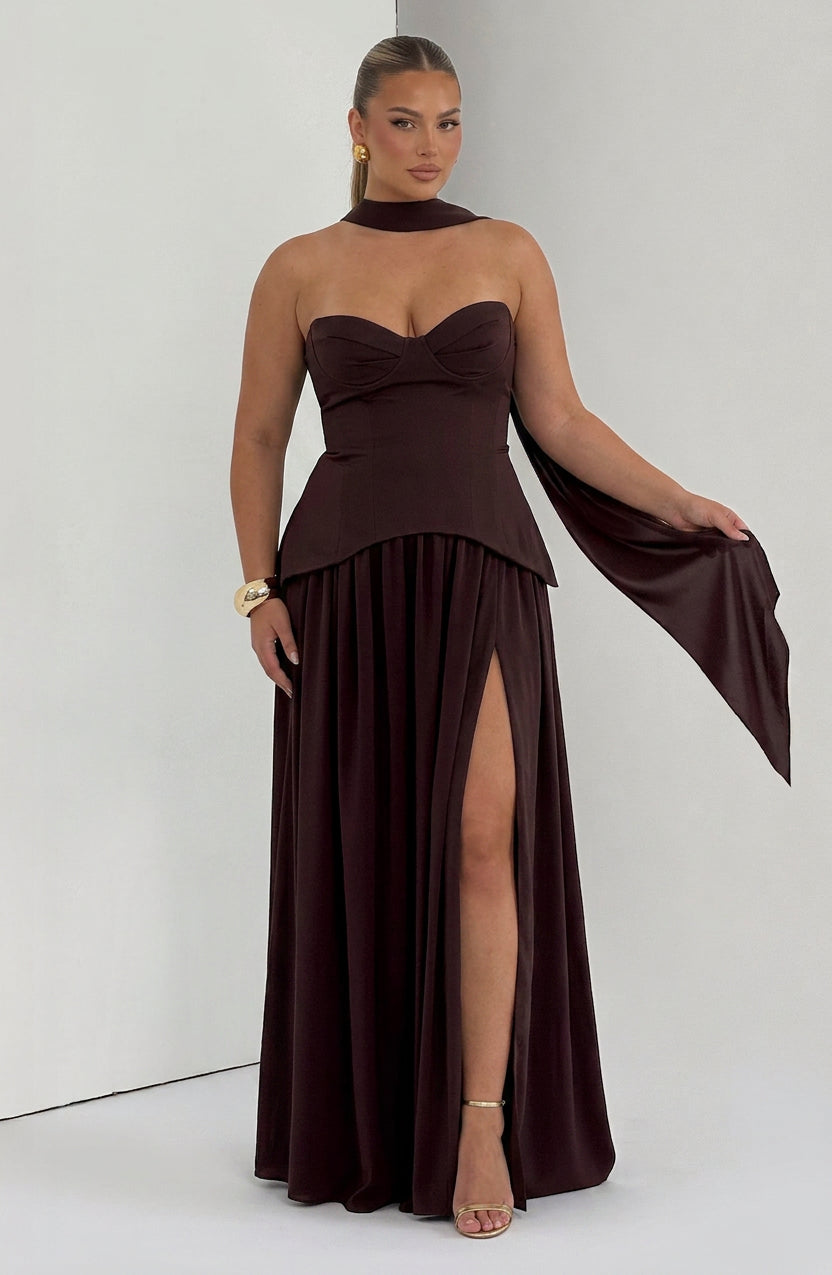 Caitlin Strapless Maxi Dress – view 10