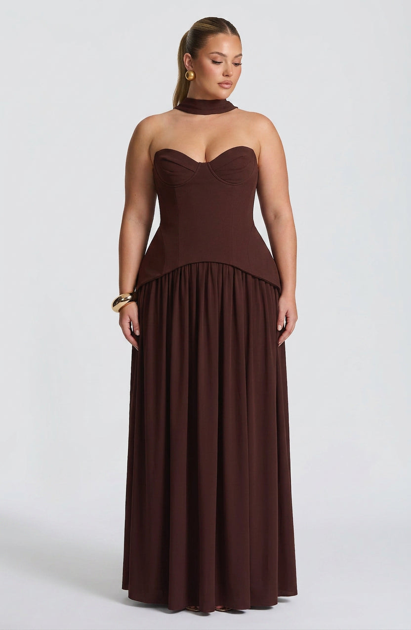Caitlin Strapless Maxi Dress – view 6