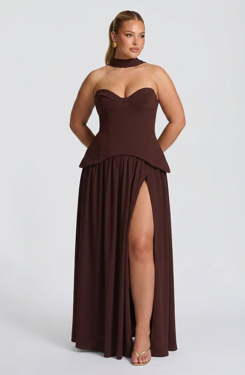 Caitlin Strapless Maxi Dress – view 7